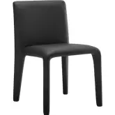 Rhodes Dining Chair in Black Vegan Leather