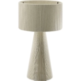 Gia Table Lamp in Natural Handwoven Cotton Thread