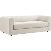 Leif 89" Sofa in Alabaster White Performance Velvet
