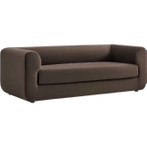 Leif 89" Sofa in Chocolate Brown Performance Velvet