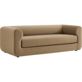 Leif 89" Sofa in Taupe Brown Performance Velvet