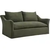 Somerset 70" Slipcovered Loveseat in Sage Green