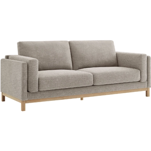 Roscoe 81" Sofa in Pewter Gray Fabric