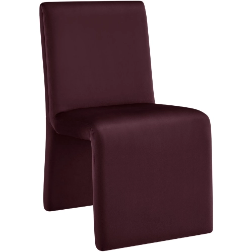 Emory Dining Chair in Mulberry Purple Performance Velvet