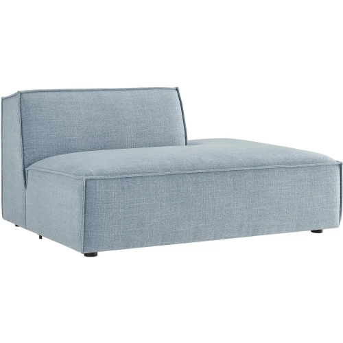 Restore Right Facing Armless Modular Chaise in Sky Blue Performance Fabric