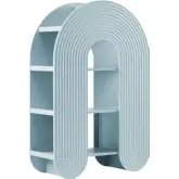 Daydream 58" Arched Bookcase in Light Blue