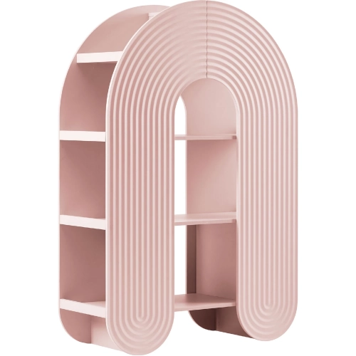 Daydream 58" Arched Bookcase in Soft Pink