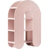Daydream 58" Arched Bookcase in Soft Pink