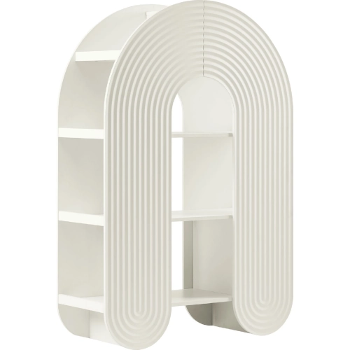 Daydream 58" Arched Bookcase in White