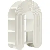 Daydream 58" Arched Bookcase in White