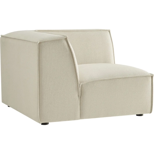 Restore Modular Corner Chair in Ecru White Performance Fabric