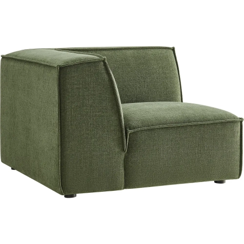 Restore Modular Corner Chair in Foliage Green Performance Fabric
