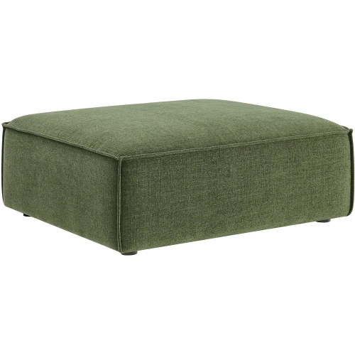 Restore Modular Ottoman in Foliage Green Performance Fabric