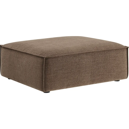 Restore Modular Ottoman in Mocha Brown Performance Fabric