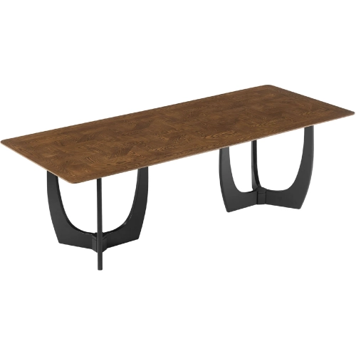 Wrenly 94" Dining Table in Walnut Brown Finish