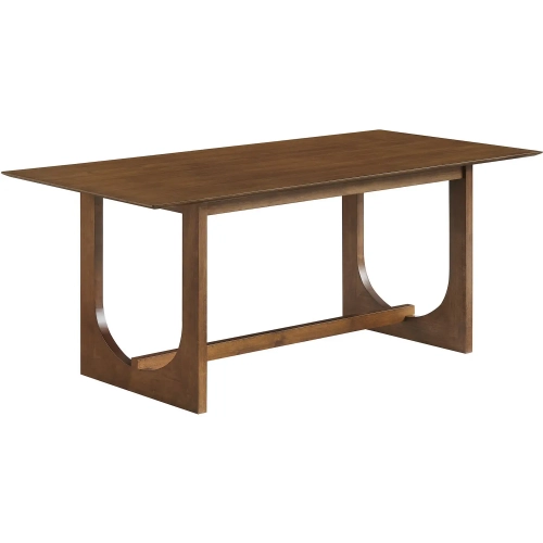 Ashcroft 69" Dining Table in Walnut Brown Finish Wood Veneer