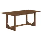 Ashcroft 69" Dining Table in Walnut Brown Finish Wood Veneer