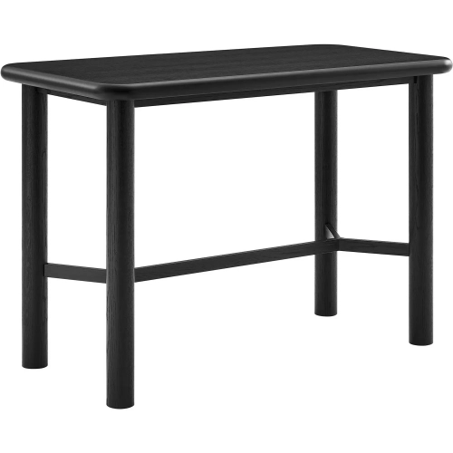 Alvia 60" Bar Table in Black Oak Wood