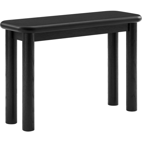 Alvia Console Table in Black Oak Wood