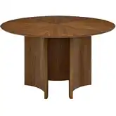 Sloane 54" Round Dining Table in Walnut Veneer