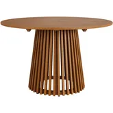 Lane 47" Round Outdoor Dining Table in Teak Wood