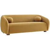 Holland 85" Sofa in Mustard Yellow Chenille Fabric