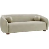 Holland 85" Sofa in Mineral Gray Vegan Leather