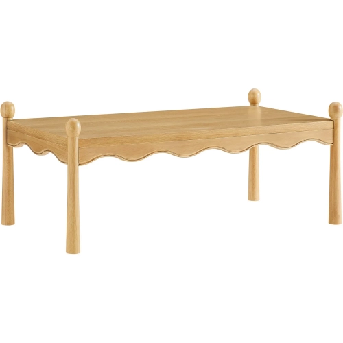 Darcy 46" Coffee Table in Oak Brown Wood