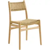 Wynn Dining Chair in Natural Wood & Natural Rope