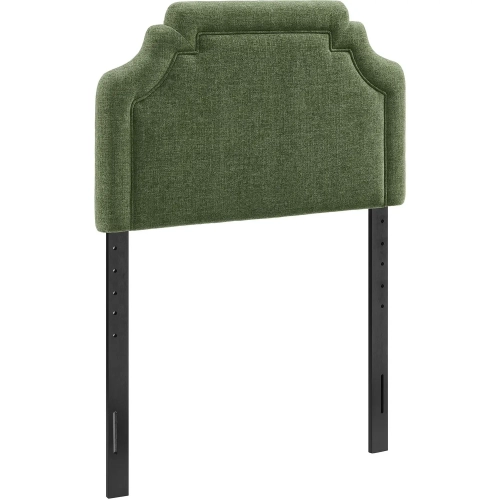 Magnolia Twin Headboard in Foliage Green Fabric