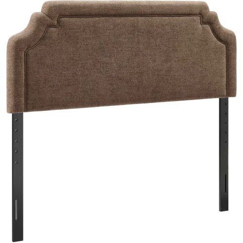 Magnolia Full Headboard in Mocha Brown Fabric