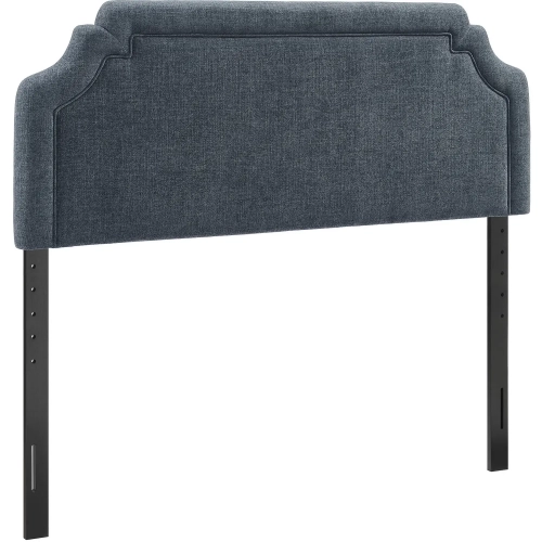Magnolia King Headboard in Slate Blue Fabric