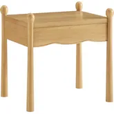 Darcy Nightstand or Side Table in Oak Brown Wood