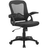 Advance Swivel Office Chair in Black Mesh Fabric