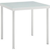 Harmony Outdoor Patio Aluminum Table in White
