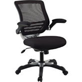 Edge Black Base Office Chair w/ Black Mesh Seat & Back
