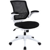 Edge White Base Office Chair w/ Black Mesh