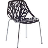 Stencil Dining Chair in Black
