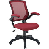 Veer Adjustable Office Chair in Red Mesh