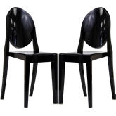 Casper Dining Chair in Black (Set of 2)