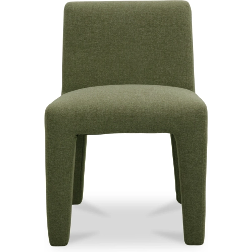 Verona Outdoor Dining Chair in Green Fabric