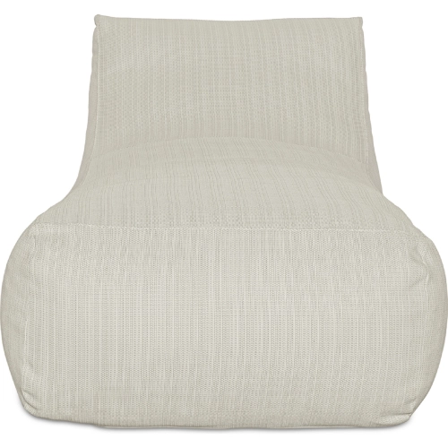 Lirio Outdoor Chaise in Cream Off White Fabric