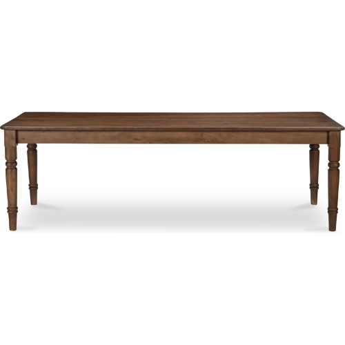 Russet 97.5" Dining Table in Brown Finish Acacia Wood