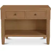 Joni Nightstand in Weathered Oak Finish