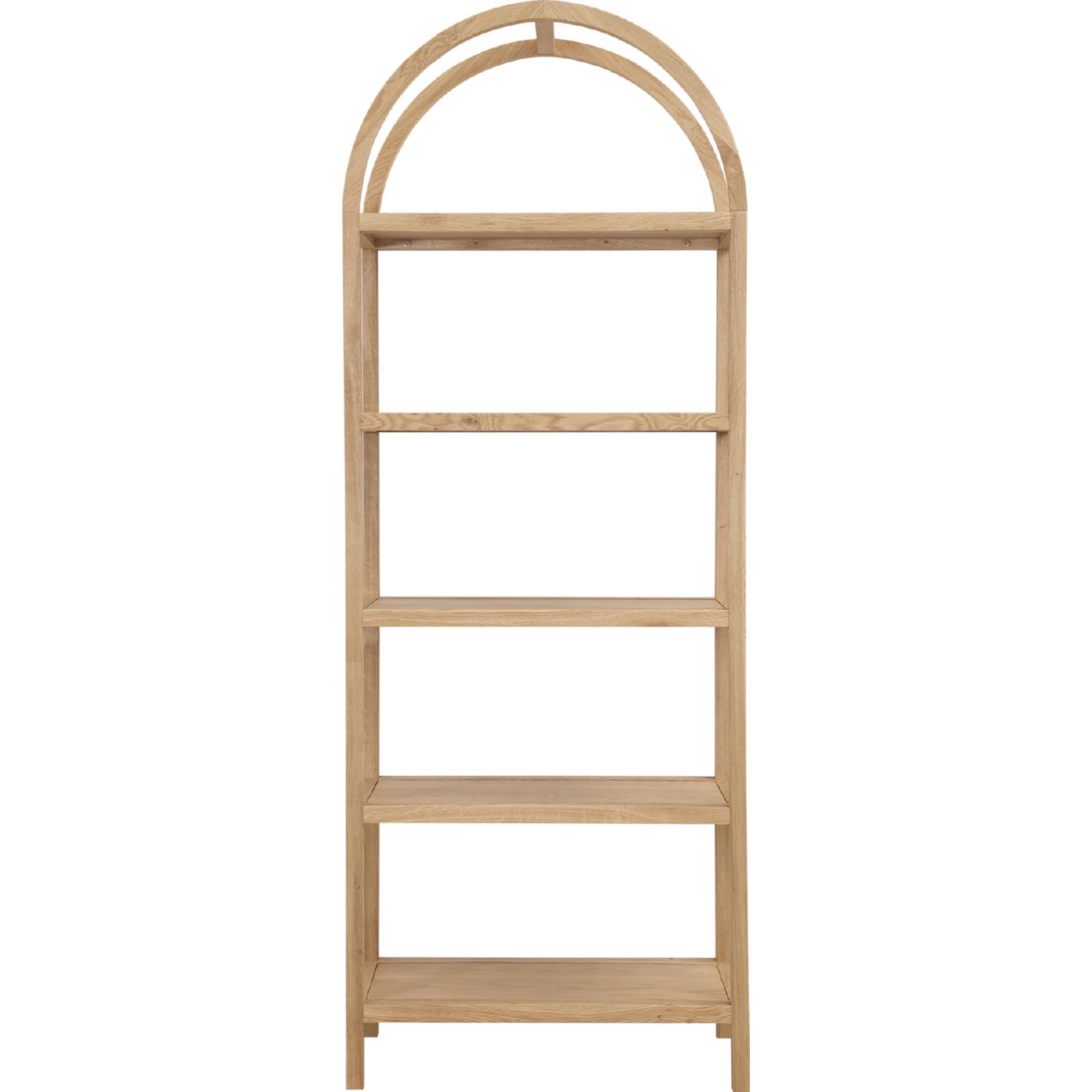 Moe's BC111524 Eero Bookcase in Natural Oak & Oak Veneer