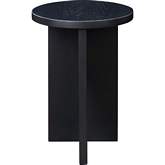Grace Side Table in Black Finish Oak