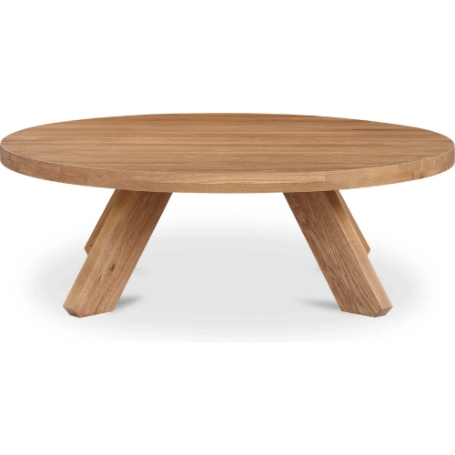 Alden Coffee Table in Wire Brushed Natural Finish Oak
