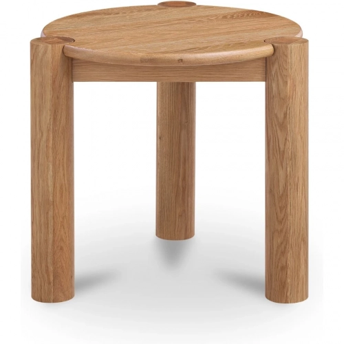Jack Side Table in Brushed Natural Oak Wood