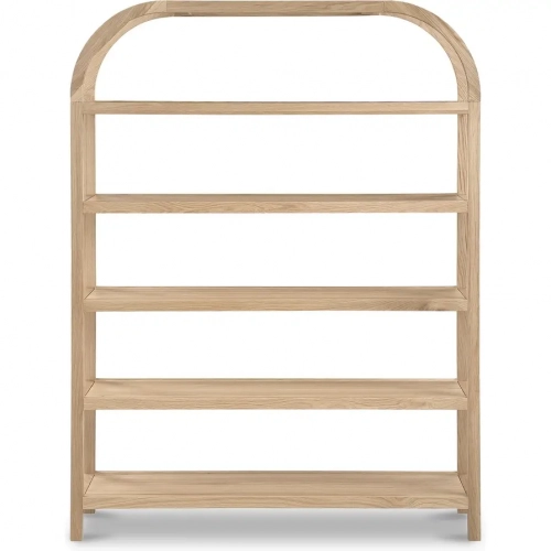 Eero 60" Arched Bookcase in Natural Oak Wood