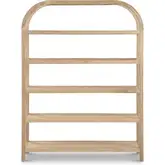 Eero 60" Arched Bookcase in Natural Oak Wood